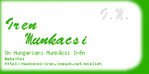 iren munkacsi business card